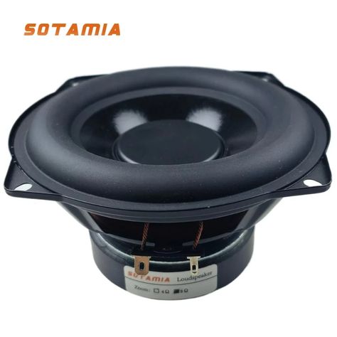 SOTAMIA 1Pcs 5.25 Inch Mid Range Woofer Speaker 8 Ohm 40W Home Audio Sound Loudspeaker Hifi Music Woofer Speaker, Audio Sound, Loudspeaker, Portable Audio, Home Audio, Audio Video, Consumer Electronics, Speaker, Sound