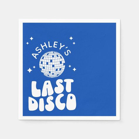 Blue Disco Bachelorette, Bachelorette Disco, Last Disco Bachelorette, Last Disco, Disco Bachelorette, Easy Party Decorations, Mama Mia, Disco Ball, Bachelorette Party