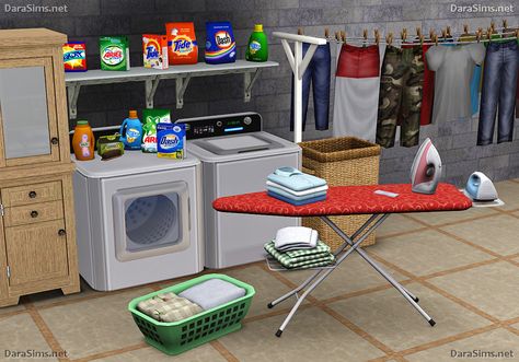 Laundry Decor Set [The Sims 3] Sims 3 Rooms, Sims 3 Cc Clothes, Sims 3 Cc, Cc Shopping, Sims 3 Cc Finds, Sims 3 Mods, Sims 4 Cc Kids Clothing, Sims 4 Clutter, Sims 4 Cc Makeup