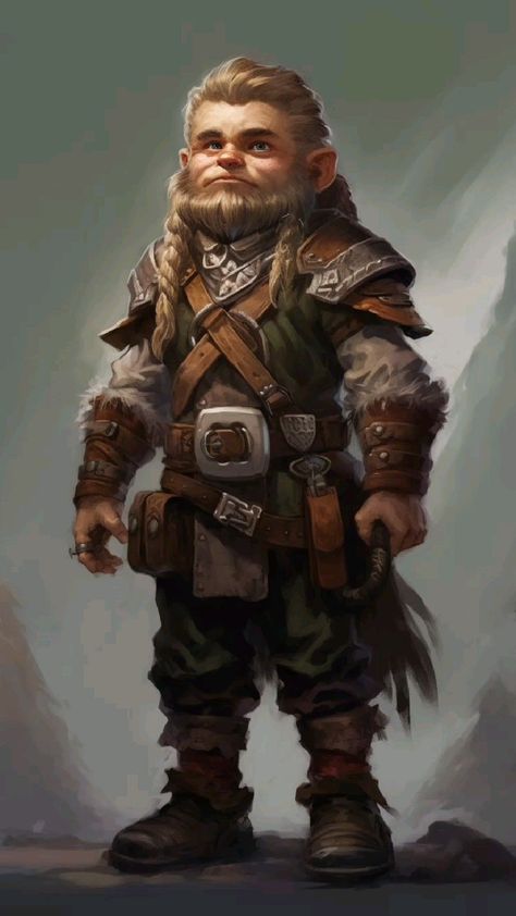 Gnomes Fantasy Art, Male Gnome Character Art, Forest Gnome Dnd Male, Dnd Gnome Male, Halfling Character Art Male, Dnd Gnome Art, Halfling Rpg, Gnome Character Art, Halfling Character Art