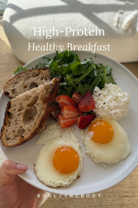 High-Protein Breakfast Healthy High Protein Breakfast, High Protein Meal Plan, Protein Meal Plan, High Quality Protein, High Protein Breakfast, Protein Recipes, The Farmer, Protein Breakfast, Farmer's Market