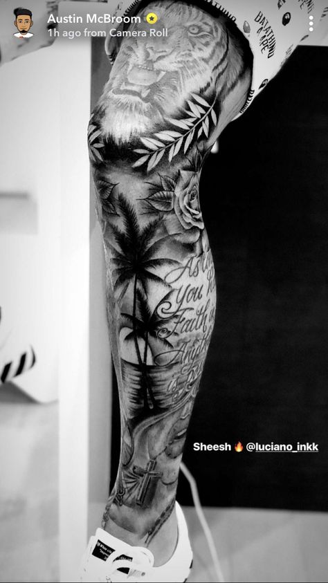 Tato Flash, Sanskrit Tattoo, Full Leg Tattoos, Geisha Tattoo, Palm Tattoos, Forarm Tattoos, Cool Forearm Tattoos, Beach Tattoo, Leg Tattoo Men