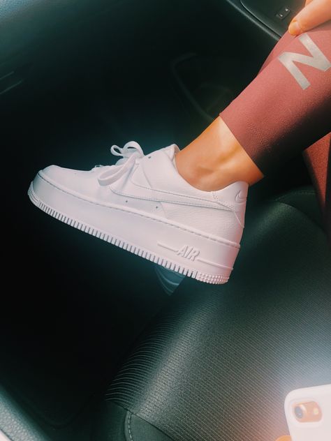 Styling White Air Force 1 Women, Nike Air Force Outfit Woman, 16th Wishlist, Nike Air Force Sage, Nike Air Force Women, Nike Air Force 1 Hightops, Nike Air Force Ones Outfit, Nike Air Force 2, Nike Air Force Black