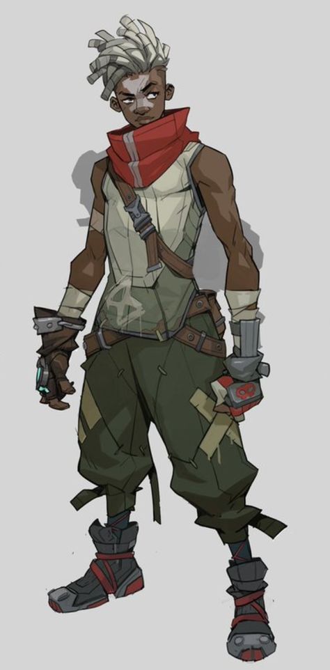 Street Character Art, Echo Arcane Art, Arcane Character Concept Art, Riot Art Style, Ekko Character Design, Ekko Arcane Reference, Arcane Characters Design, Ekko Concept Art, Arcane Fanart Ekko