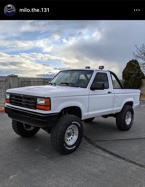 John Deere Tractors Farms, Ranger Truck, Ford Bronco Ii, Ford Ranger Truck, Ultimate Garage, Bronco Ii, Mini Truck, Lifted Ford, Classic Ford Trucks