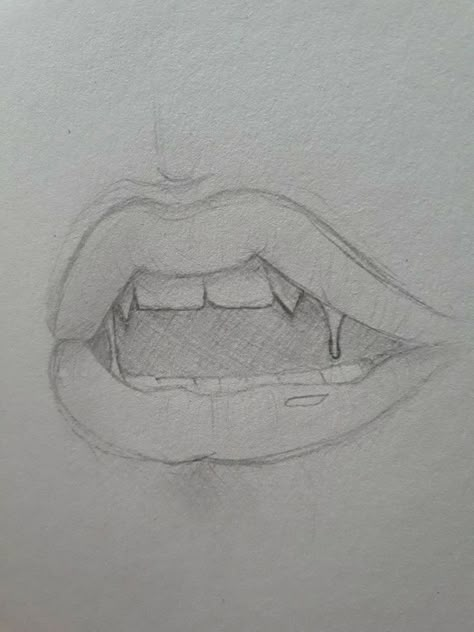 Easy Pencil Drawings, Art Vampire, Drawings For Boyfriend, Drawing Hands, Pencil Sketch Drawing, Cat Tattoos, Tumblr Art, Drawing Faces, Vampire Art