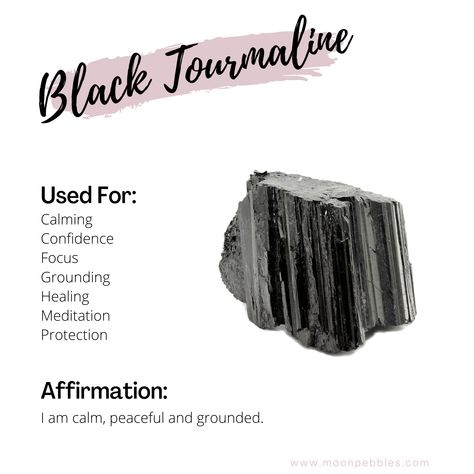 Black Tourmaline Meaning, Tourmaline Meaning, Crystals For Protection, Wiccan Sabbats, Minerals Crystals Stones, Crystal Healing Chart, Grounding Crystals, Auric Field, Healing Crystals Meanings