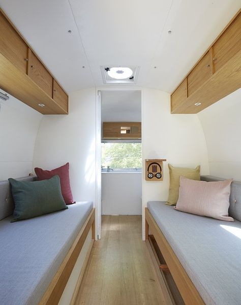 Trailer Renovation, Airstream Living, Airstream For Sale, Airstream Campers, Solid Oak Floors, Airstream Trailers For Sale, Airstream Remodel, Airstream Trailer, Airstream Interior