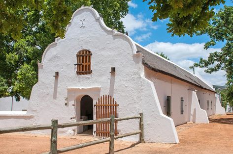 Historic Barn In Cape Dutch Architectural Style Editorial Stock Photo - Image of window, architecture: 50749828 Cape Dutch House Plans, Cape Dutch Architecture, Garden Themes, South African Homes, Provinces Of South Africa, Oven Outdoor, Dutch Architecture, Cape Dutch, Window Architecture