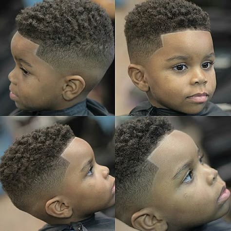 Black Boys Haircuts Kids, Black Kids Haircuts, African American Boy Haircuts, Lil Boy Haircuts, Faded Mohawk, Boys Haircuts Curly Hair, Black Boy Hairstyles, Boys Curly Haircuts