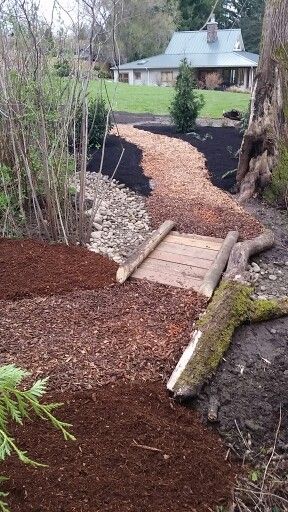 Creek Bed, Nature Trail, Yard Landscaping, Yard, New Homes, Patio