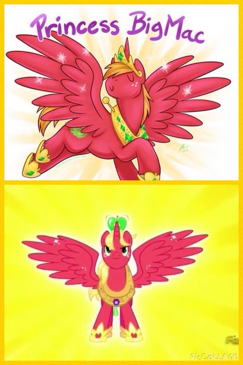 PRINCESS BIG MAC IS CANON! I SEE WHAT YOU DID THERE HASBRO Trans Big Mac Mlp, Big Mac Mlp, Big Macintosh, Apple Farm, Big Mac, Fluttershy, Mlp My Little Pony, My Little Pony, Mac