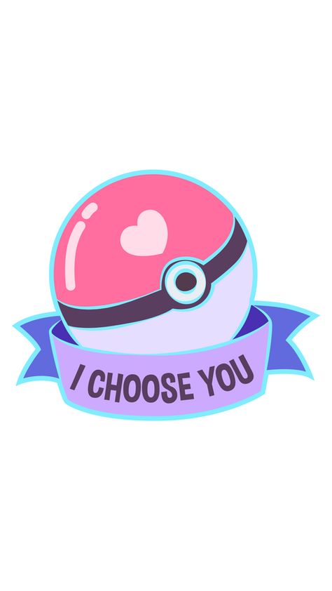 Pokemon Valentines Wallpaper, Pokemon I Choose You, Valentines Pokemon Art, I Choose You Pokemon Valentine, Pokemon Love Ball, Love Ball Pokemon, Cute Pokemon Stickers, Valentines Cute, Poke Ball