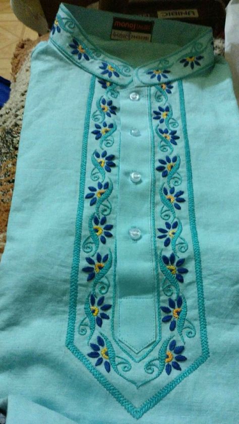 Embroidery Suits Punjabi, Hand Embroidery Dress, Embroidery On Kurtis, Kurti Embroidery Design, Herringbone Stitch, Hand Embroidery Videos, Diy Embroidery Patterns, Hand Embroidery Tutorial, Hand Work Embroidery