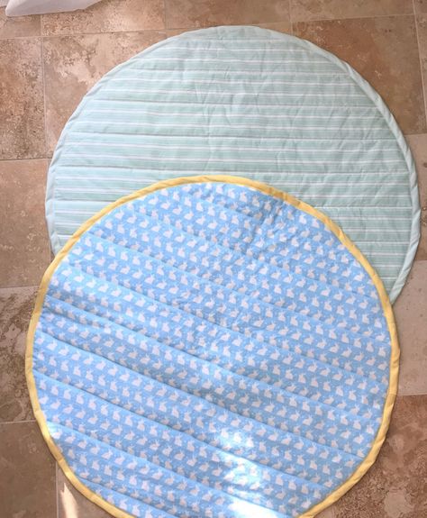 Baby Playmat Pattern, Diy Baby Play Mat, Diy Playmat, Quilted Baby Play Mat, Play Mat Diy, Round Play Mat, Baby Playmat, Baby Floor Mat, 5th Element