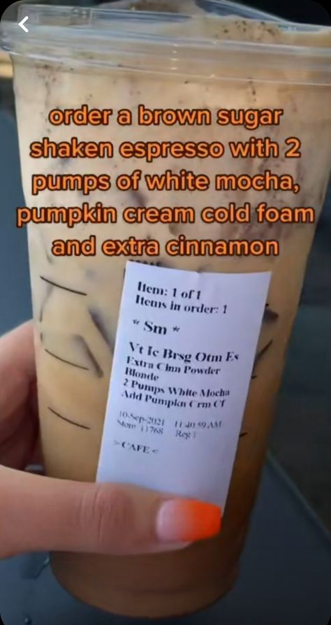 Starbs Drinks, Starbies Drinks, Coffee Orders, Fall Starbucks, Starbucks Drink Menu, Starbucks Hacks, Starbucks Secret Menu Recipes, Cold Starbucks Drinks, Starbucks Orders