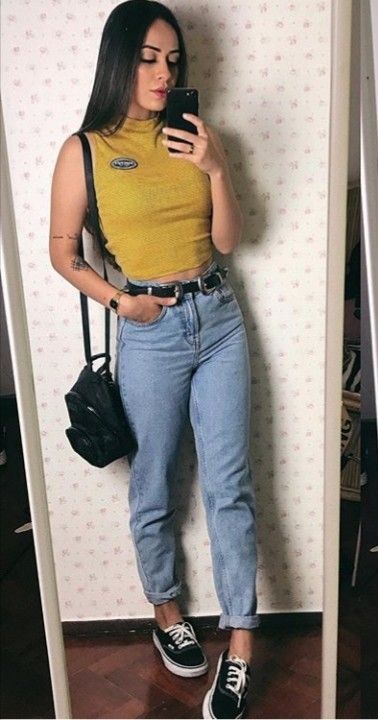 Comfy Jeans Outfit, Outfits 2014, Converse Outfits, Outfits Con Jeans, Jeans And Vans, Jeans Outfit Winter, Mom Jeans Outfit, Outfits With Converse, Tumblr Outfits