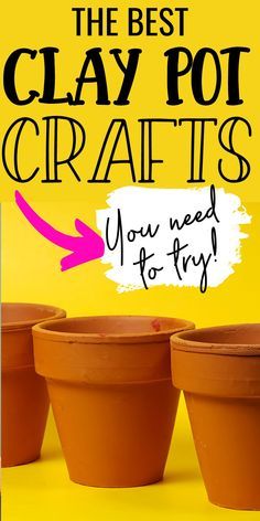 Easy crafts using clay pots. Find out how to make these simple DIY clay pot crafts. Simple tips to upcycle items from your house. Fun projects using clay pots. Crafts Using Clay, Flower Pots Diy, Upcycled Planters, Drainage Ideas, Blackberry Muffins, Mother's Day Crafts For Kids, Diy Flower Pot, Small Clay Pot, Terra Cotta Pot Crafts Diy