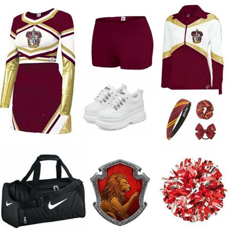 Gryffindor Cheerleader Outfit, Hogwarts Cheerleader Uniform, Harry Potter Uniform, Gryffindor Uniform, Gryffindor Outfit, Harry Potter Dress, Hogwarts Uniform, Hogwarts Outfits, Harry Potter Style