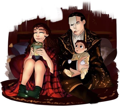 Christine X Erik Fanart, Erik And Christine, Erik Destler, Opera Aesthetic, Phan Art, Fanfiction Ideas, Opera Ghost, Gothic Fiction, Music Of The Night