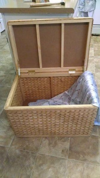 Picture of What You Will Need Dress Up Trunk, Dress Up Stations, Cloak Pattern, Dress Storage, Painted Trunk, Wood Trunk, Dress Up Boxes, Interior Wall Paint, Princess Dress Up