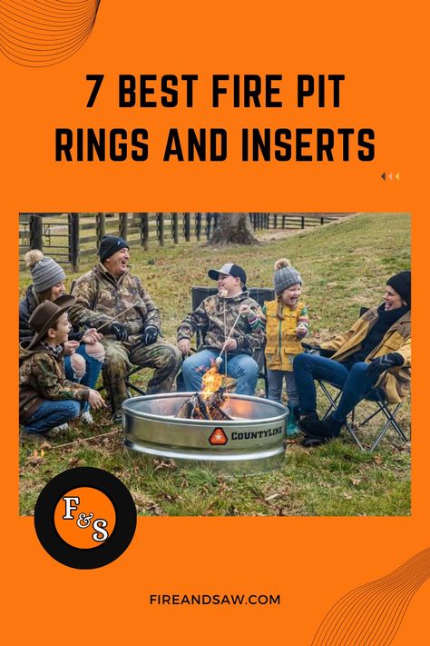 Of all of the options available for setting up a backyard bonfire, a ring is by far the most versatile. Keep reading to learn more about that fire ring and other great options! Best Fire Pit, In Ground Fire Pit, Campfire Fun, Fire Rings, Fire Pit Insert, Backyard Bonfire, Raised Planter Beds, Fire Pit Ring, Types Of Fire