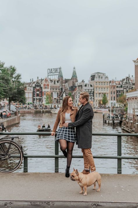 Amsterdam Couple Photos, Amsterdam Portrait, Amsterdam Photoshoot, Amsterdam Couple, Romantic Couple Photoshoot, Paris Shoot, Couple Photography Winter, Amsterdam Wedding, Amsterdam Photography