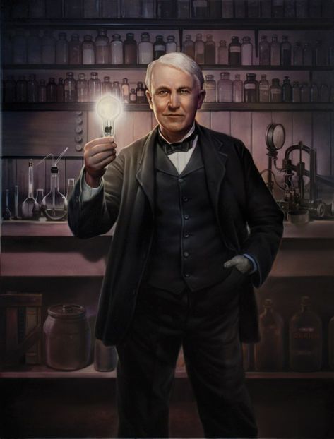 Thomas Edison is a great inventor, just like Daedalus. He loves to create and make new things in order to improve the people around them! Thomas Edison Quotes, Edison Quotes, Thomas Alva Edison, Alva Edison, Thomas Edison, Richard Branson, Time Magazine, Portrait Illustration, Illustration Artists