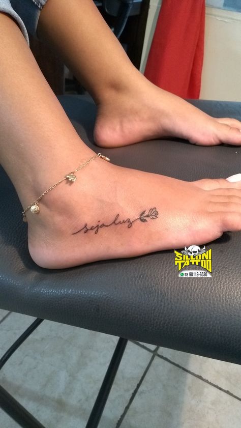 Spine Tattoos, Foot Tattoo, Name Tattoo, Name Tattoos, Word Tattoos, Foot Tattoos, Tattoo Styles, New Tattoos, Tattoos For Women