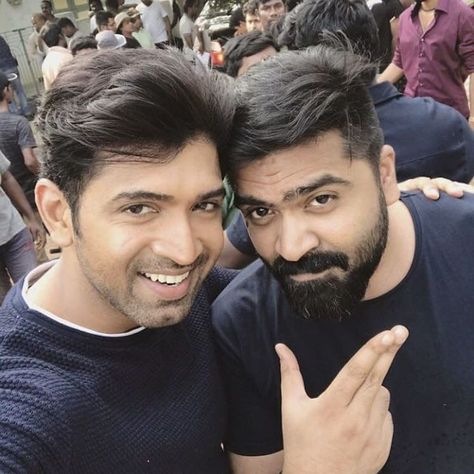 #STR & @arunvijayno1 from #ChekkaChivanthaVaanam Arun Vijay Hairstyle, Vijay Hairstyle, Arun Vijay, List Of Hairstyles, New Hairstyles, New Hair, Rings For Men, I Hope, Hairstyles