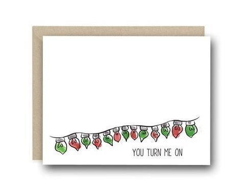 Diy Christmas Cards For Boyfriend, Dirty Christmas Cards, Romantic Christmas Cards, Funny Christmas Cards Diy, Christmas Love Quotes, Diy Cards For Boyfriend, Cards For Couples, Funny Christmas Puns, Boyfriend Christmas Card