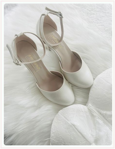 Explore the refined grace of Allure Closed Toe high Heel Wedding Shoes, featuring an elegant closed-toe style. Suited for brides desiring both comfort and chicness on their significant day. These shoes skilfully combine age-old allure with modern sophistication. Traditional never loses its style. The perfect enclosed bridal shoe with supportive ankle strap always graces its way to our brides foot. Allure is the perfect choice for our traditional bridal styling. Why Choose Allure? • Luxurious Com Burgundy Wedding Shoes, Orange Wedding Shoes, Blush Pink Wedding Shoes, Pearl Straps, Colorful Wedding Shoes, Navy Blue Wedding Shoes, Navy Wedding Shoes, Pink Wedding Shoes, Pearl Shoes