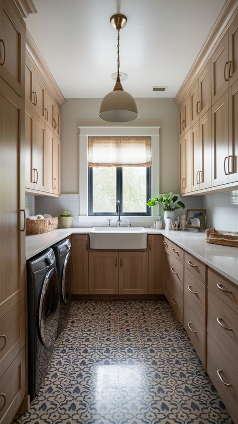 22 Laundry Room Cabinets and Shelves Ideas: Modern, Rustic, DIY, and Functional Layouts Shelves Ideas, Laundry Room Cabinets, Corner Storage, Rustic Diy, Modern Rustic, Rustic Style, Diy Design, Adjustable Shelving, Storage Solutions