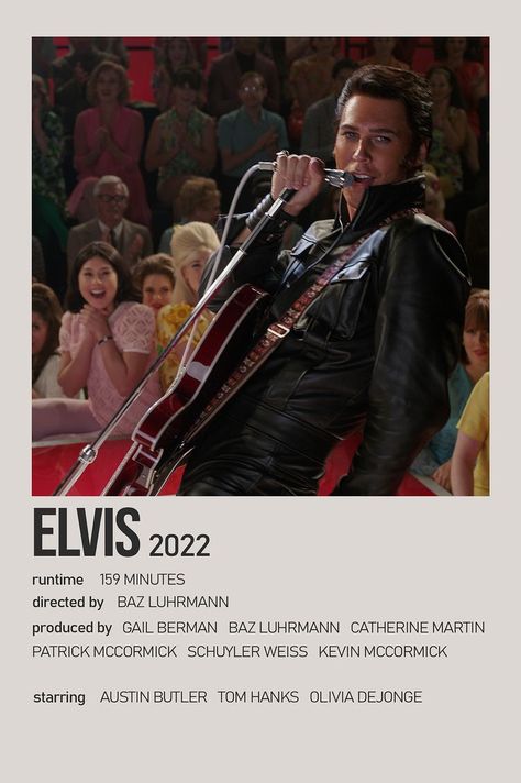 Elvis Polaroid, Movie Aesthetic Poster, Minimalist Poster Music, Colonel Tom Parker, Priscilla Movie, Elvis Presley Austin Butler, Elvis Quotes, Elvis Films, Elvis 2022