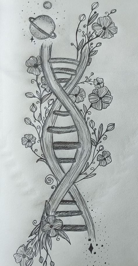 Not an original its a replica Dna Drawing Art, Birthday Sketch Art Drawings, Dna Drawing, Outline Shapes, Mysterious Art, Drawing Ideas Creative, Art Goals, Dog Drawings, Caracter Design