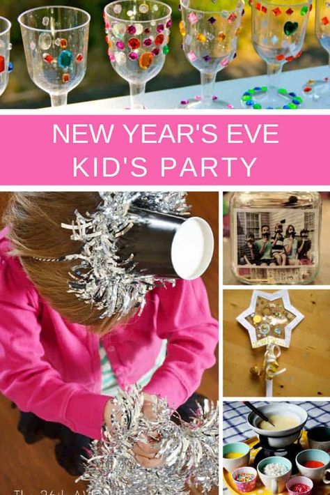 How to Throw a New Year's Eve Party for the Kids Kid Friendly New Years Eve, News Years Crafts For Kids, New Years With Kids, Family New Years Eve, New Years Eve Traditions, New Year's Eve Crafts, New Year's Eve Countdown, Kids New Years Eve, New Year's Eve Activities