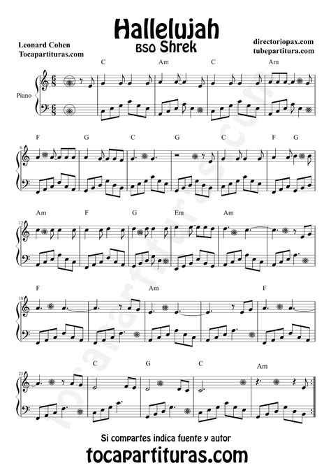 Leonard Cohen - Hallelujah - easy piano transcript Hallelujah Piano Sheet Music Letters, Hallelujah Piano Sheet Music, Sheet Music Letters, Hallelujah Sheet Music, Learn To Play Piano, Piano Sheet Music Letters, Fiddle Tunes, Easy Sheet Music, Music Violin