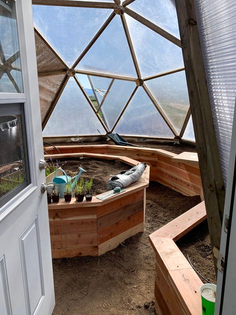 Geodome Greenhouse, Growing Dome, Geodesic Greenhouse, Modern Home Garden, Garden Dome, Above Ground Pond, Homemade Greenhouse, Dome Greenhouse, Diy Greenhouse Plans