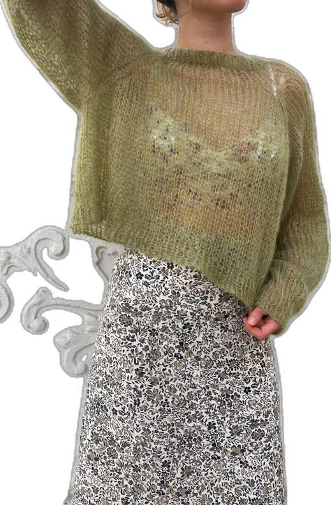 Loose Knit Sweater Pattern, Mohair Sweater Pattern, Light Knit Sweater, Mohair Knit, Spring Knits, Loose Knit Sweaters, Light Knit, Spring Sweater, Mohair Sweater