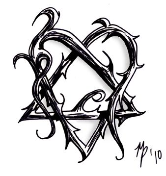 Grimoire Illustration, Him Tattoo, Heartagram Tattoo, African Sleeve Tattoo, Lower Stomach Tattoos, Tattoos Inspo, Artful Ashes, Tattoo Board, Tattoo Reference