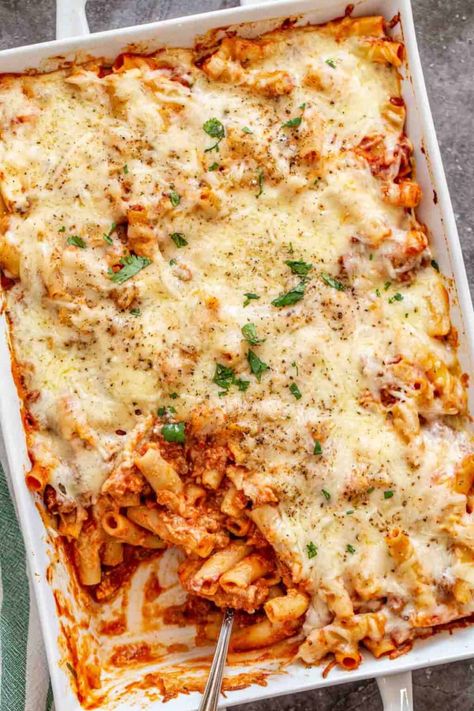 Easy Baked Ziti With Ground Beef And Ricotta, Easy Baked Ziti With Ground Beef, Baked Ziti With Ground Beef And Ricotta, Recipe With Ricotta Cheese, Ground Beef Ricotta, Baked Ziti With Ground Beef, Recipe With Ricotta, Pasta Ground Beef, Baked Ziti With Ricotta