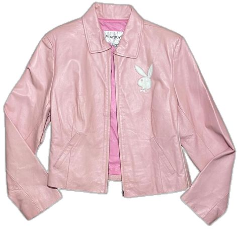 Pastel Leather Jacket, Y2k Leather Jacket, Pastel Leather, Bunny Outfit, Pink Y2k, White Bunny, Pink Bunny, Y2k Pink, Y2k Clothing