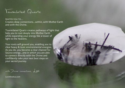 How To Identify Rocks, Quartz Meaning, About Crystals, Tourmalated Quartz, Wiccan Spell Book, Magical Stones, Tourmalinated Quartz, Spiritual Crystals, Crystals Stones