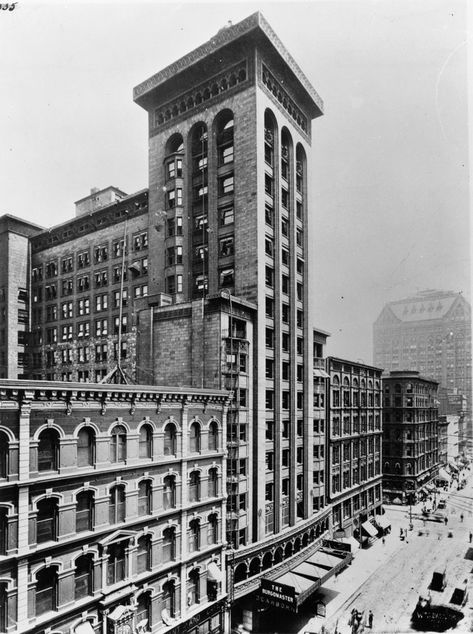 Louis Sullivan Architecture, Theatre Building, Louis Sullivan, Penn Station, Chicago School, American Architecture, City Museum, The Windy City, Chicago Tribune