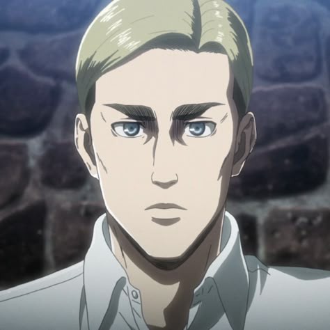 Erwin Smith, Anime Character, Attack On Titan, Blonde Hair, Blonde, Wall, Hair, Anime