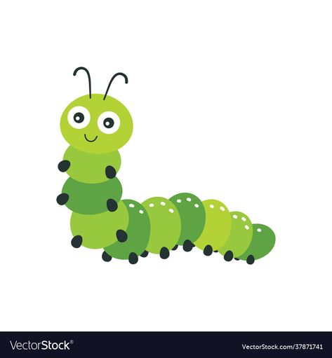 Caterpillar Clipart, Caterpillar Illustration, Caterpillar Cartoon, Cartoon Caterpillar, Caterpillar Art, Powerpoint Tutorial, Preschool Lesson Plan, Preschool Lessons, Character Sheet