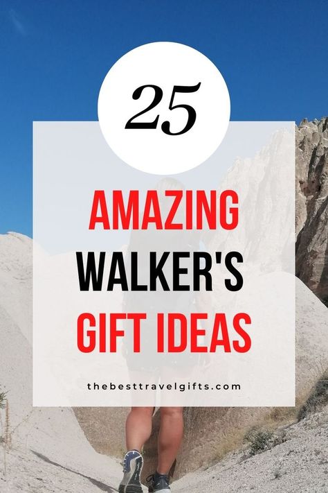 25 Amazing walker's gift ideas with a photo of a person walking in nature Gifts For Walkers Friends, Gifts For Walking Friends, Gifts For Walkers, National Walking Day, Walking Accessories, Outdoorsy Men, Walking Club, Walking Gifts, Mom Gift Guide