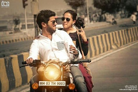 Ok Kanmani Bike Pics, O Kadhal Kanmani Wallpaper, Ok Kanmani Pics Hd, Ok Kanmani Art, Ok Kanmani Wallpaper Hd, Ok Kanmani Wallpaper, Ok Kanmani, Bliss Movie, Love Couple Images Hd