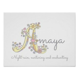 Amelia Name Meaning, Name Drawings, Monogram Hearts, Monogram Art, Watercolor Monogram, Flowers Drawing, Hearts And Flowers, A Monogram, Poster Drawing