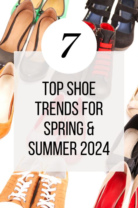 Want to know the best way to update your wardrobe? A new pair of trending shoes! I’m running down the top 2024 spring & summer shoe styles! Shoes Summer 2024 Trends, Summer Shoes Trends, Kitten Heel Slingbacks, Midlife Fashion, Top Trending Shoes, Grandpa Style, Denim Sandals, 2024 Spring Summer, Summer Shoe